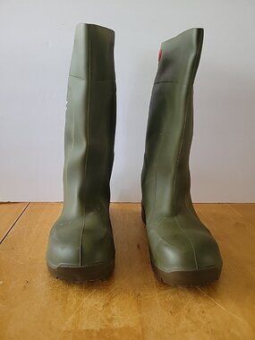Men's Dunlop Purofort FoodPro Multigrip Steel Toe Safety Boots Green Size 11
